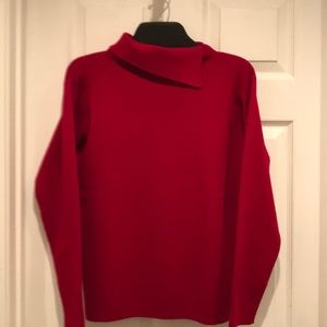 Eileen Fisher split neck sweater